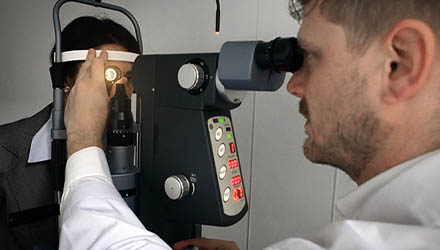 Tractament amb laser del glaucoma